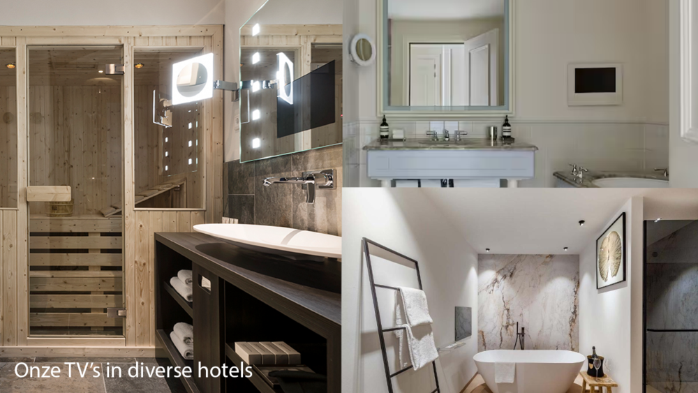 TV op maat voor hotels en interieurprojecten